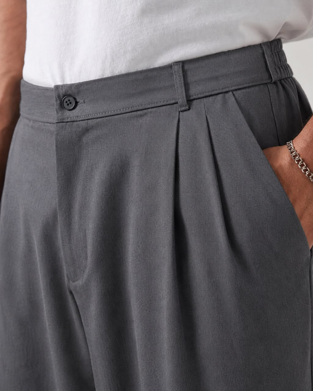 Grey Tailored Pants