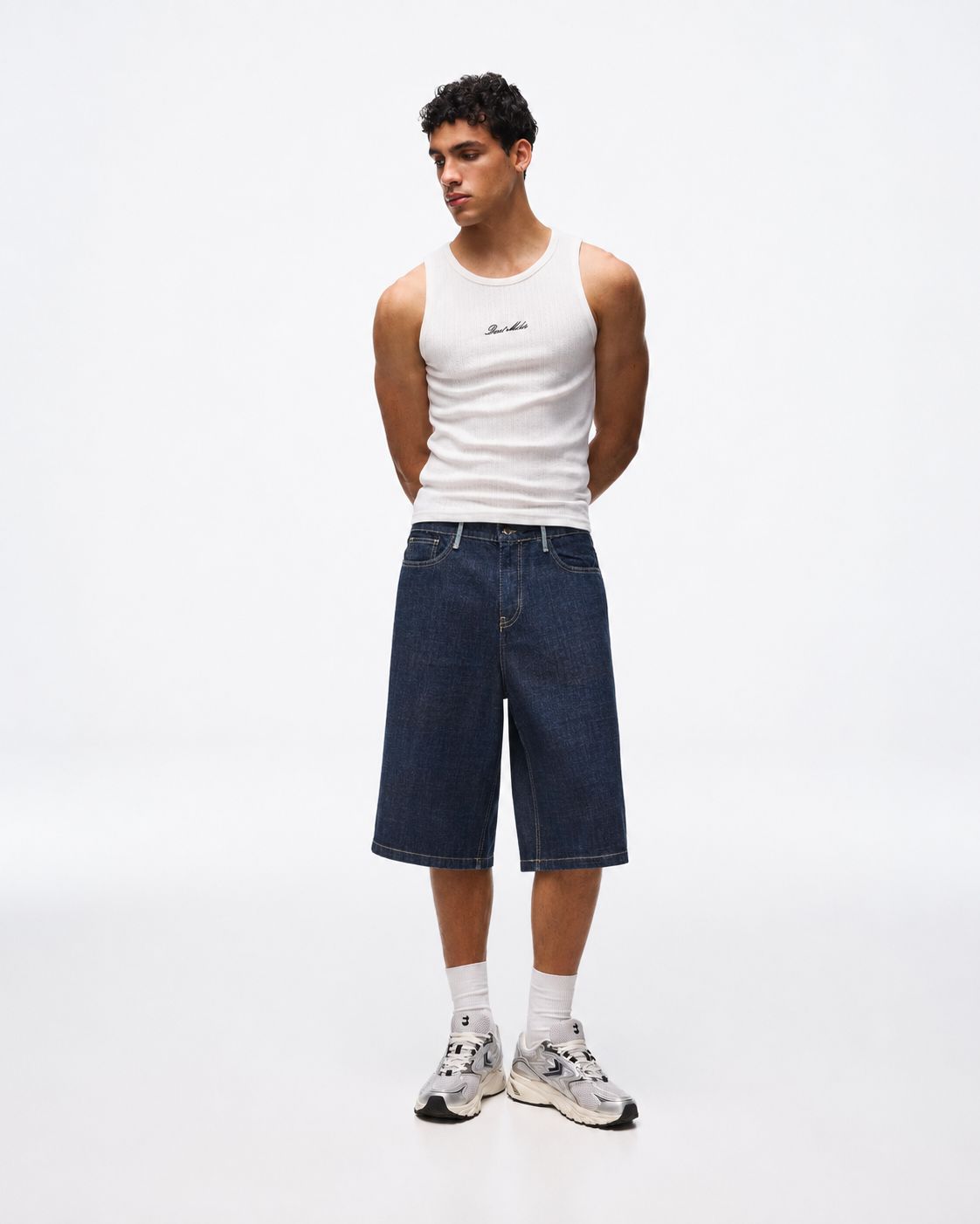 Dark Indigo Denim Jorts
