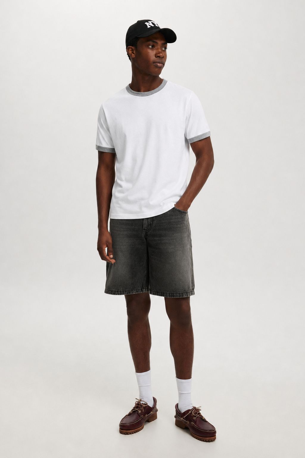 Boxy Ringer T-Shirt